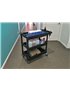 Utility Cart 3 Level Service Cart Plastic with Castors