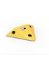 Slo Motion Steel Speed Hump End Caps per pair Yellow
