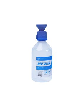 Eye Wash Solution, 500ml Bottle with shower 2 Pk