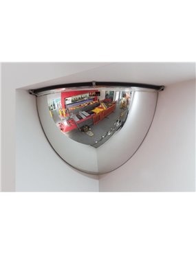 Convex Mirror Corner Dome 600mm Indoor