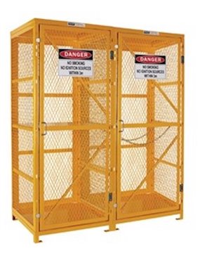 Forklift & Gas Cylinder Storage Cage 8&9 Flat Pack