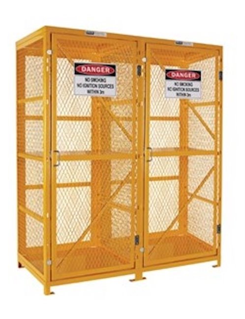 Forklift Cylinders Storage Cage Up To 16 Forklift Cylinders Assembled