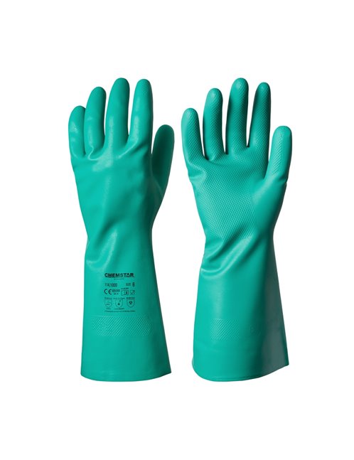 Nitrile Gauntlet Gloves 45cm 12pk