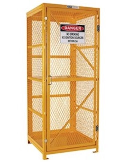 Forklift Cylinders Storage Cage Up To 8 Cylinders Flat Pack