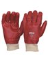 Red PVC Knit Wrist Gloves 27cm Carton 120 Pairs