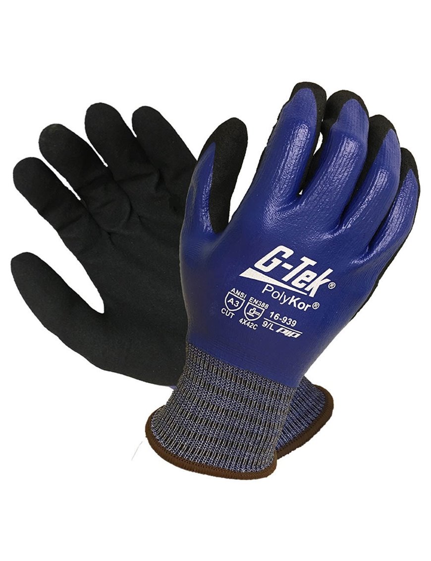 G-Tek Polykor X7 Dual Coat 18 Gauge Nitrile 12pk