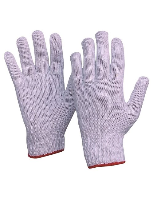 Knitted Polly/Cotton Gloves Ladies Size Carton 300 Pairs