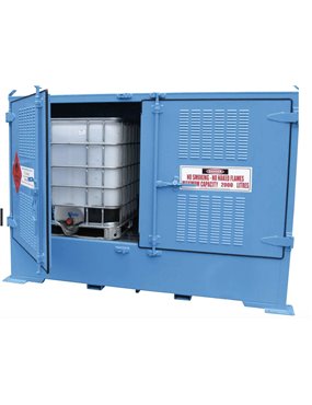 2 IBC Single Depth Flammable Liquids Store