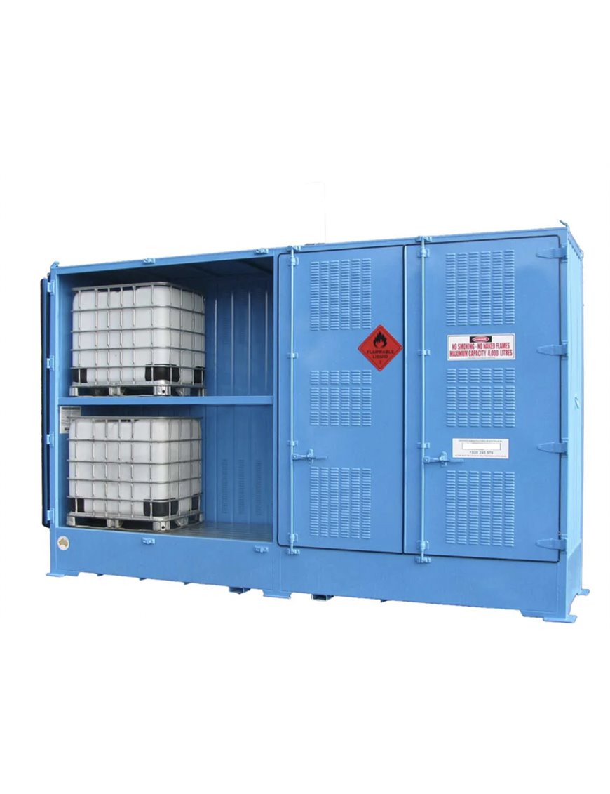 8 IBC Single Depth Flammable Liquids Store