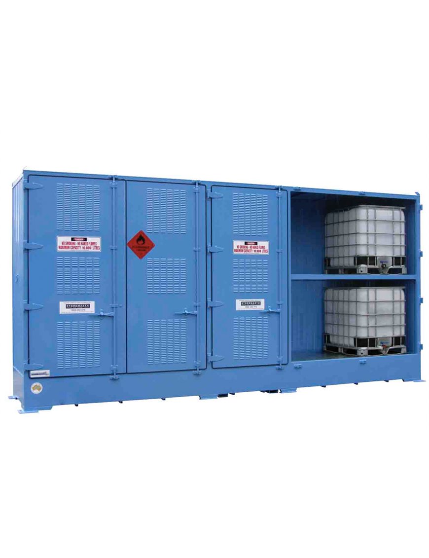 10 IBC Single Depth Flammable Liquids Store