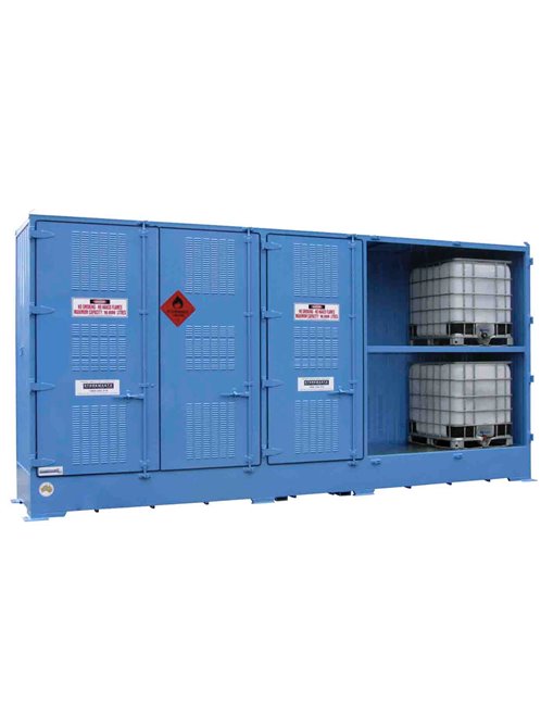 10 IBC Single Depth Flammable Liquids Store