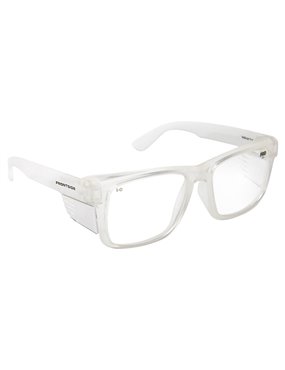 Safety Glasses Frontside Clear Lens With Clear Frame Carton 144