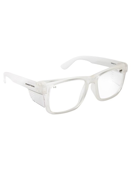 Safety Glasses Frontside Clear Lens With Clear Frame Carton 144