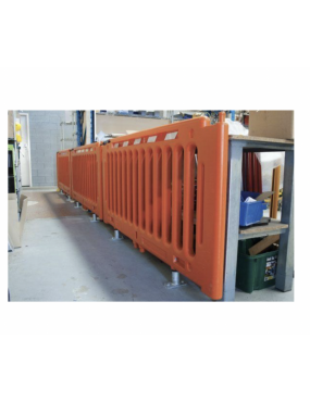 Post-Q Panel 2130mm Long-Polyethylene Hi-Vis Orange