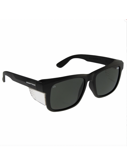 Safety Glasses Frontside Polarised Smoke Lens With Black Frame Carton Of 144