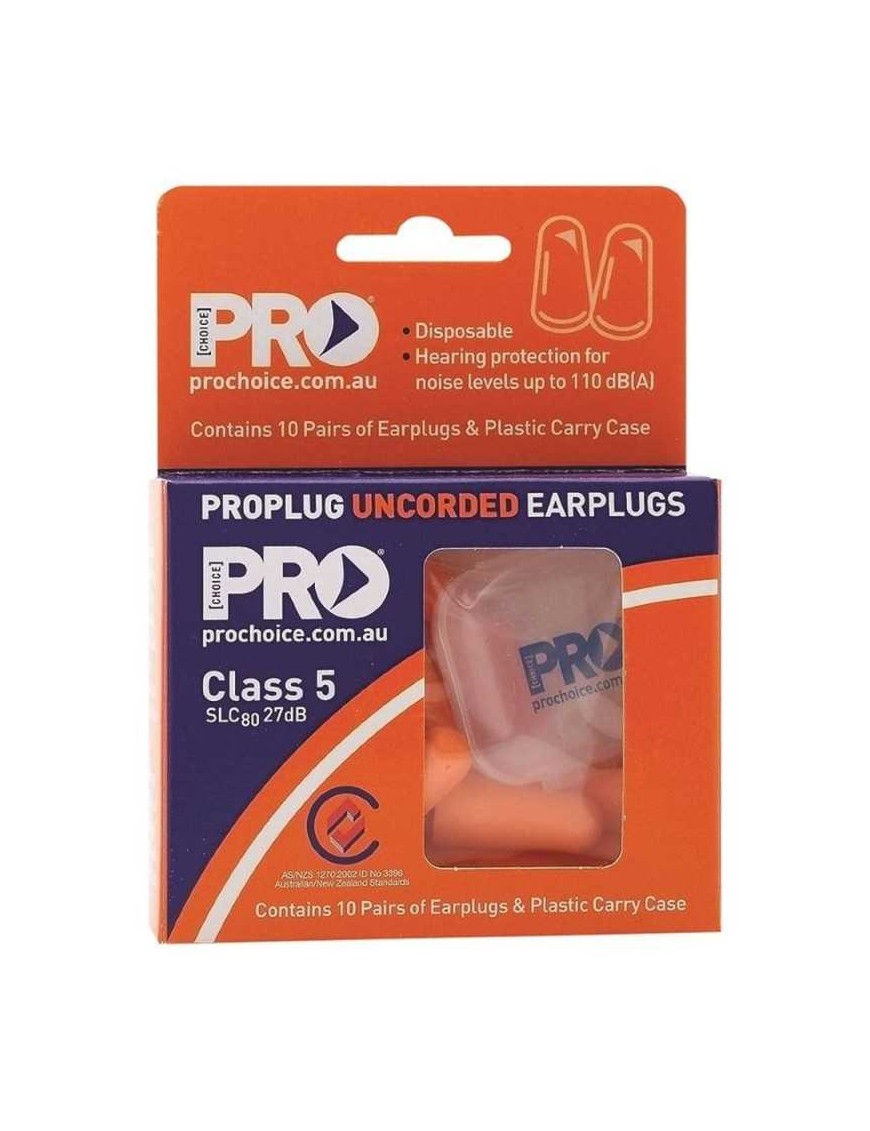 Probullet Disposable Uncorded Earplugs Carton 200 Boxes