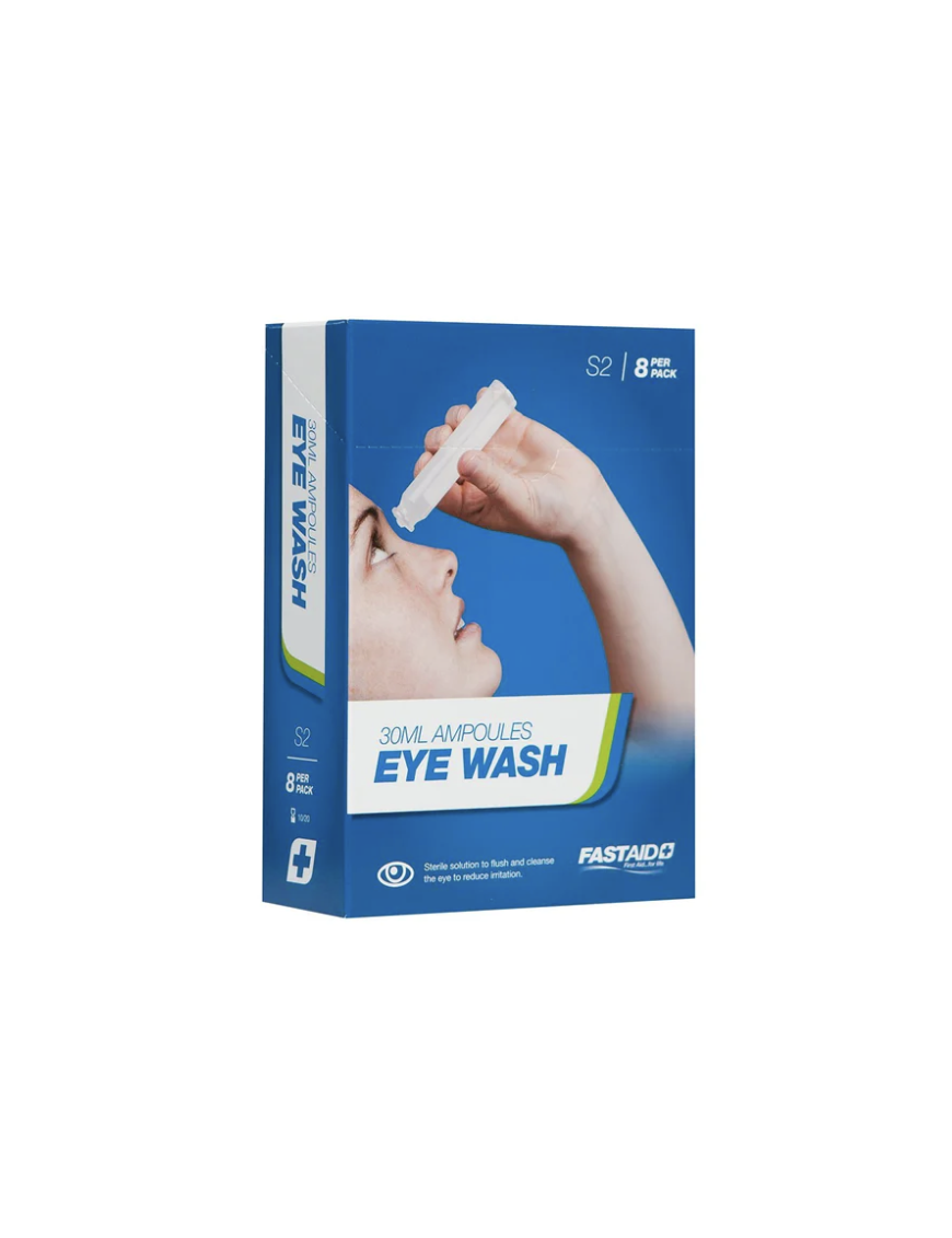 Eye Wash 30ml Ampoules 8pk