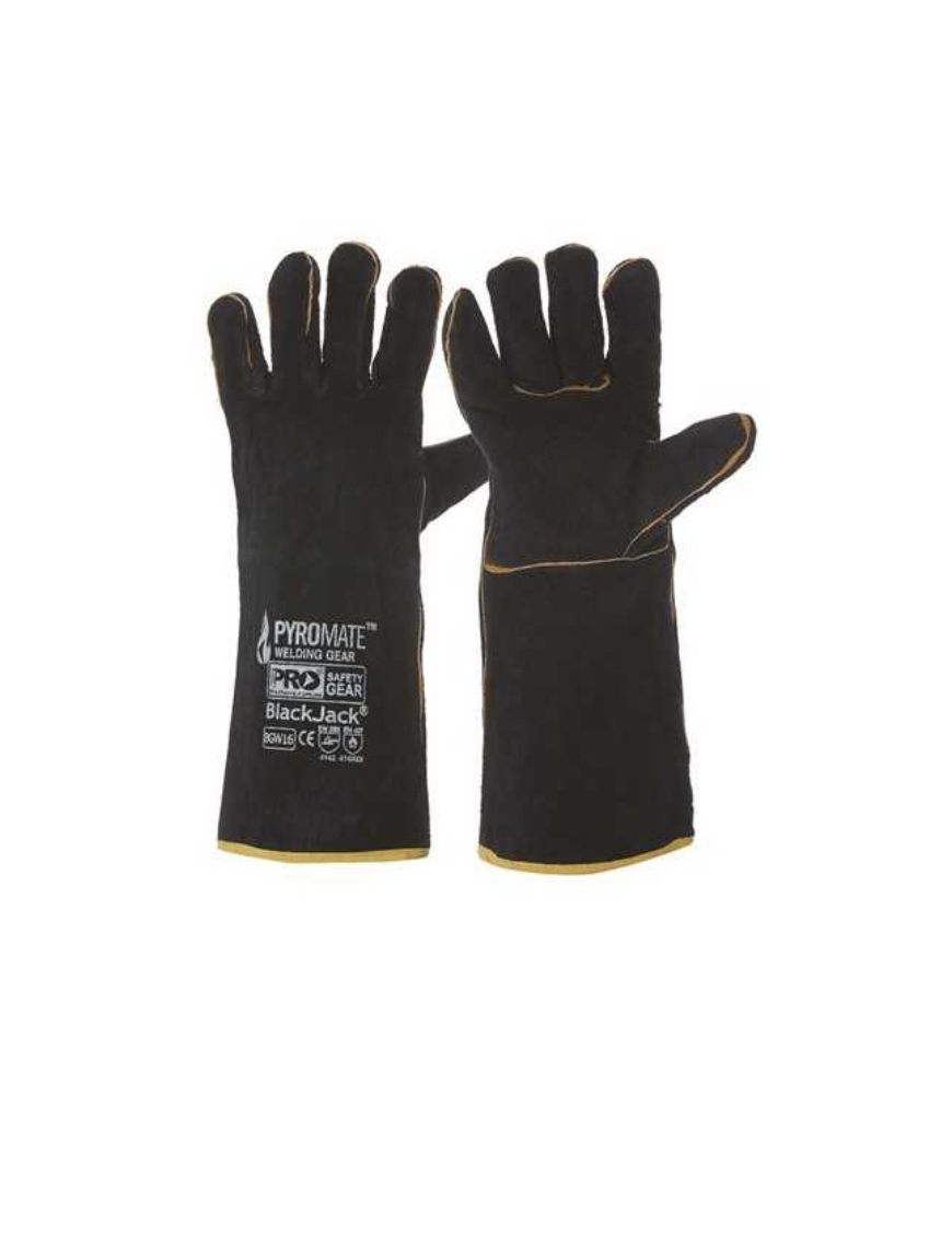 Pyromate® Black Jack® Welders Gloves Carton Of 48 Pairs