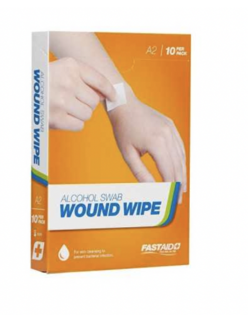 Wound Wipe Alcohol Swab 10pk