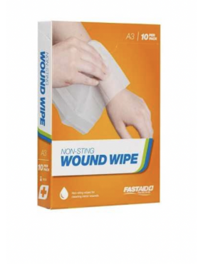 Wound Wipe Non sting Wipe10pk