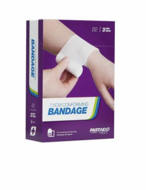 Conforming Bandage 7.5cm 3pk