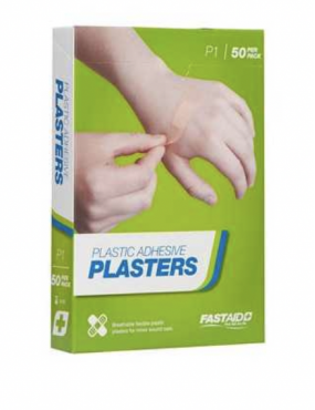 Adhesive Plasters Plastic 72 x 19mm 50pk