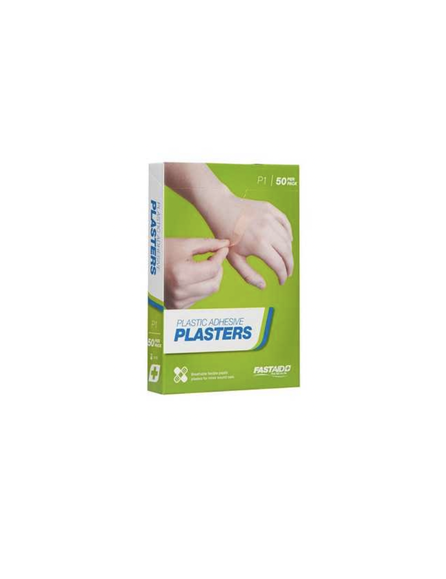 Adhesive Plasters Plastic 72 x 19mm 50pk