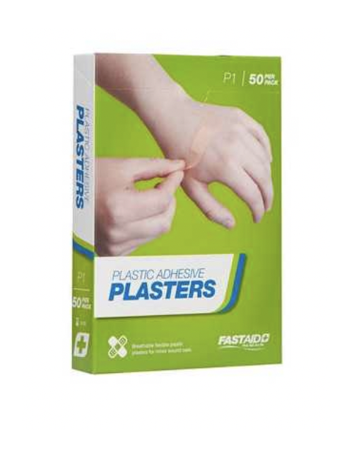 Adhesive Plasters Plastic 72 x 19mm 50pk