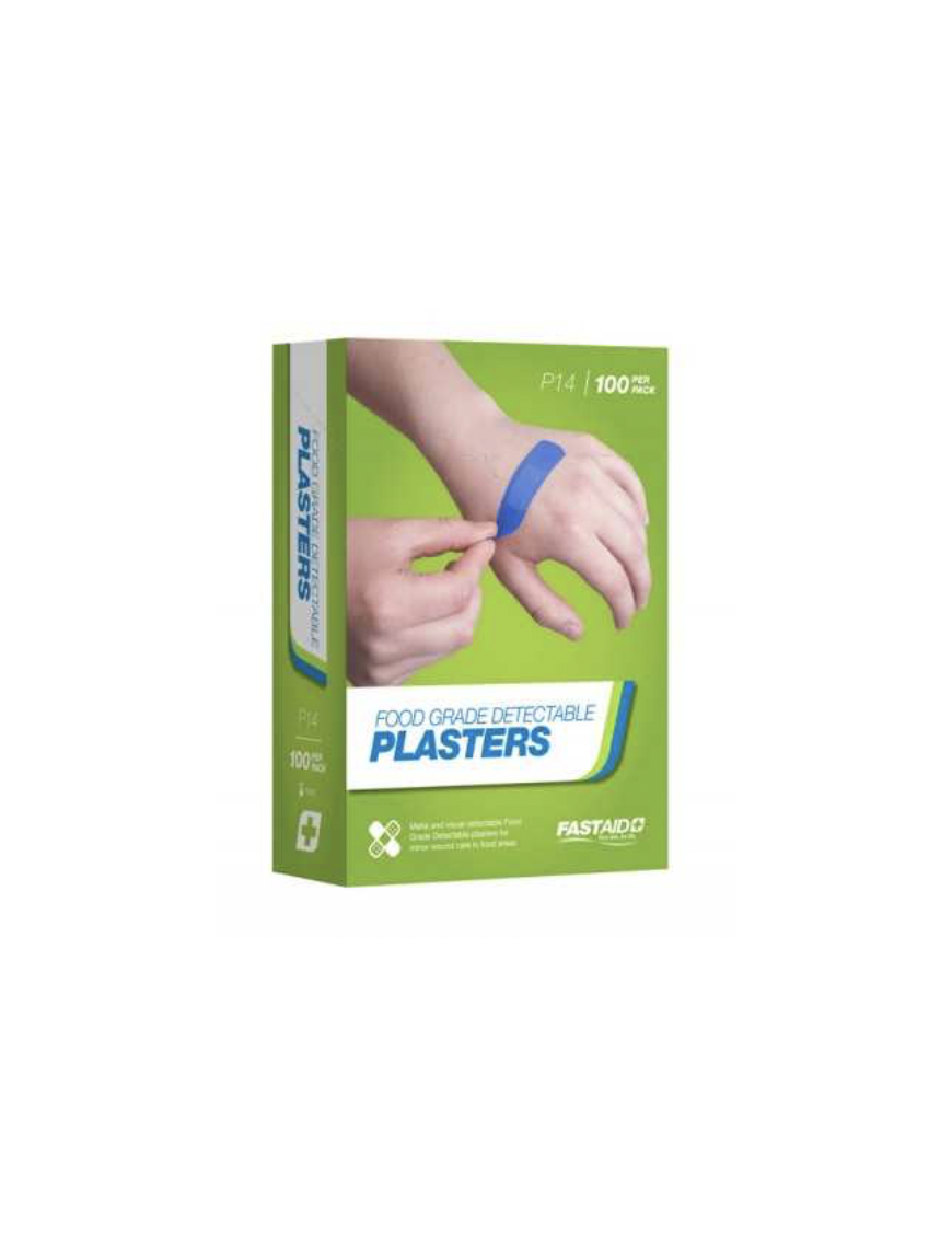 Food Grade Plasters Metal and Visual Detectable 100pk