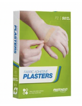 Adhesive Plasters Fabric 72 x 19mm 50pk