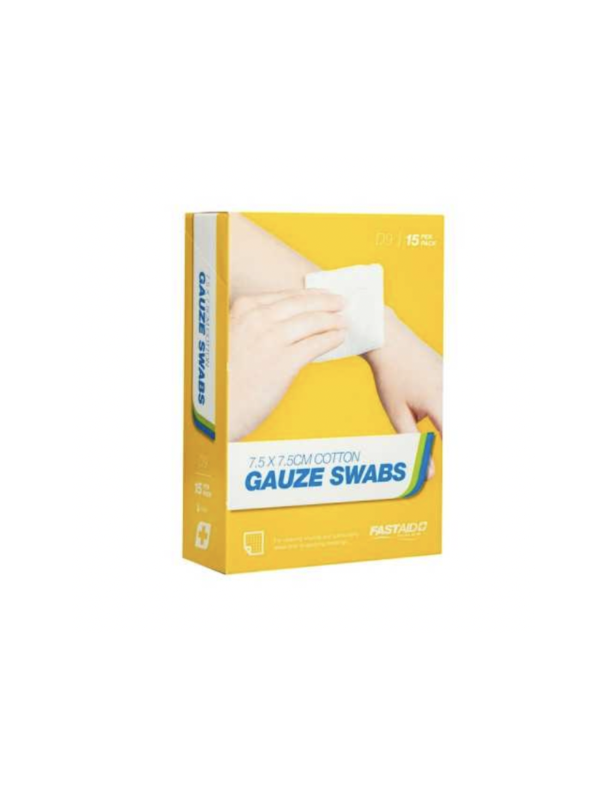 Gauze Swabs 7.5 x 7.5cm 3pk