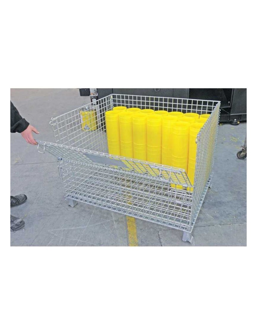 Collapsible Mesh Storage Cage