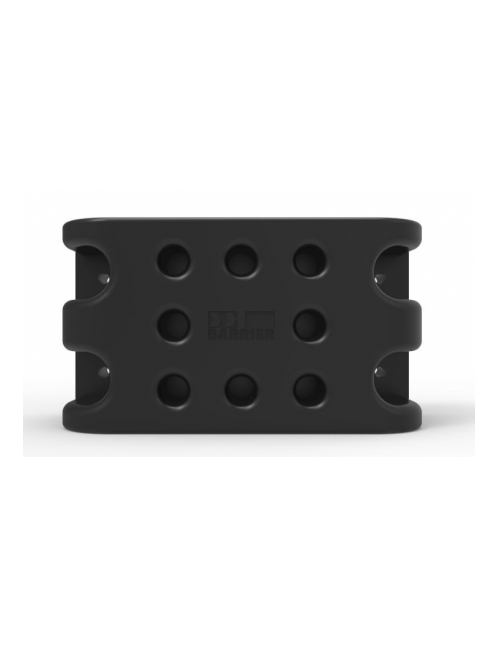 Dock-Safe-Q Panel Receiver – Moulded Rubber Black