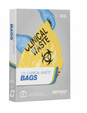 Clinical Waste Bags 27L 5pk