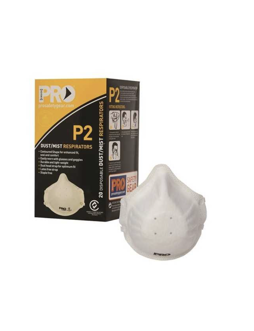 Dust Masks P2  Carton Of 20 Of Boxes