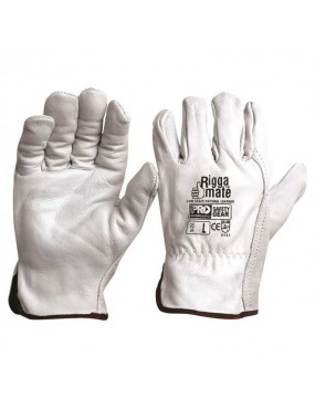 Riggamate Natural Cowgrain Gloves 12pk