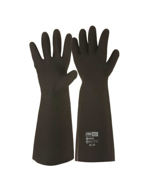 Black Knight® 46cm Rubber Gloves Carton 48 Pairs