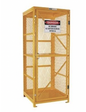 Forklift Cylinders Storage Cage Up To 8 Cylinders Assembled