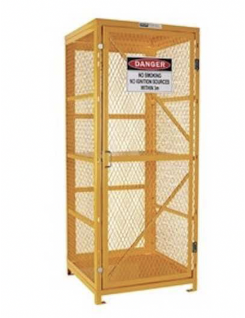 Forklift Cylinders Storage Cage Up To 8 Cylinders Assembled