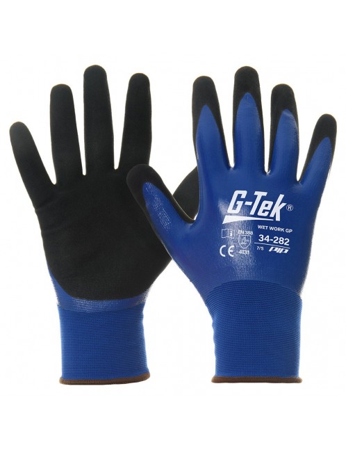 G-Tek Touch Screen Wet Work Gloves 12Pk