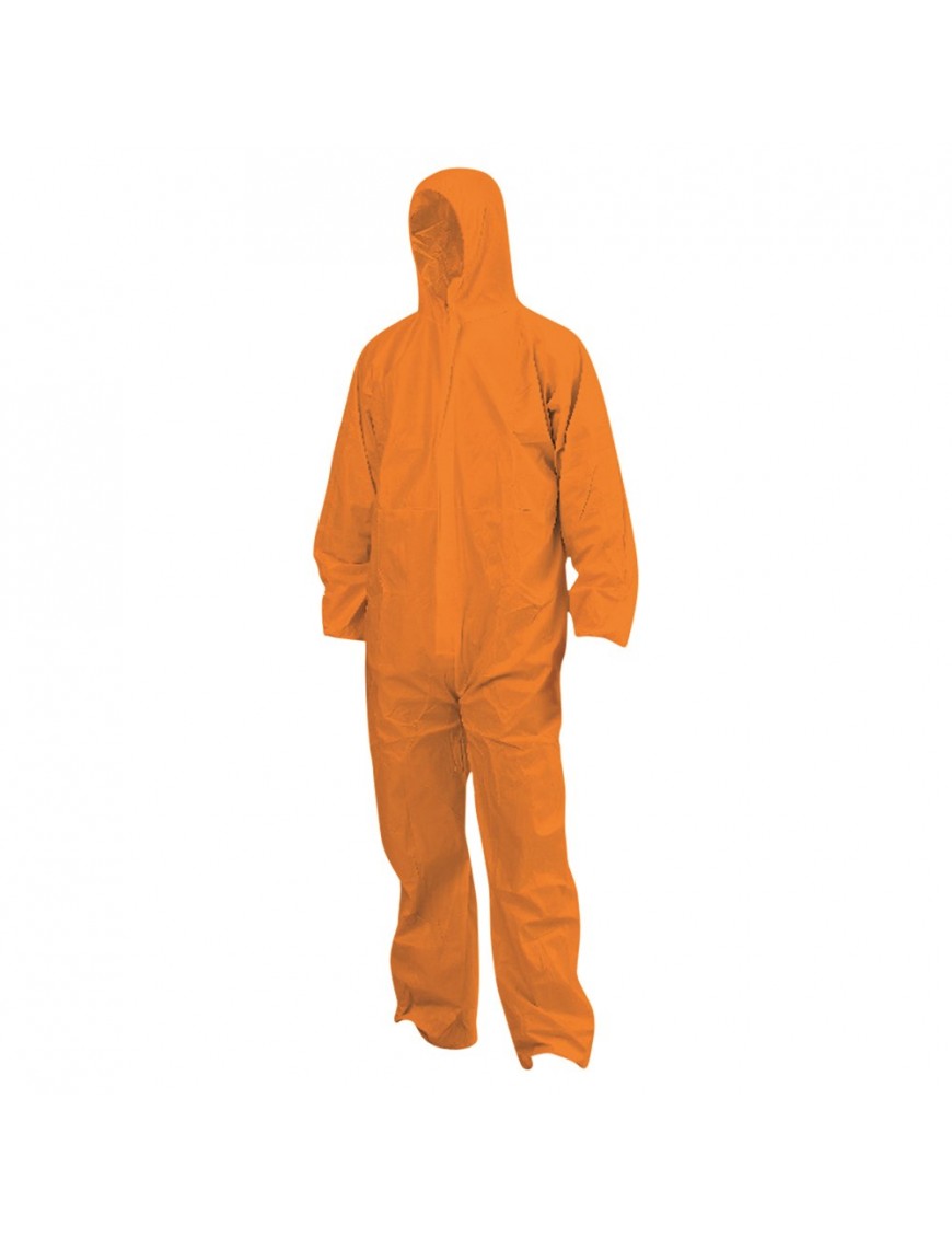 Barrier Tech SMS Coveralls Orange Carton 50