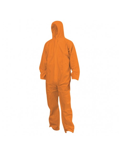 Barrier Tech SMS Coveralls Orange Carton 50