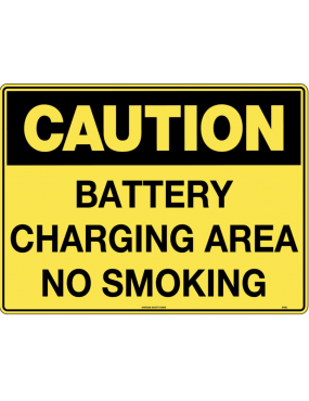 Caution Sign -  Battery...