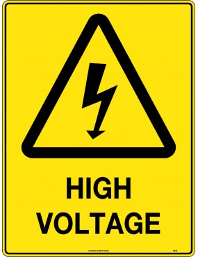 Caution Sign - High Voltage...