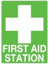 First Aid Sign - First Aid Station  Metal