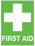 First Aid Sign - First Aid  Poly