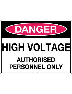 Danger Sign - High Voltage...