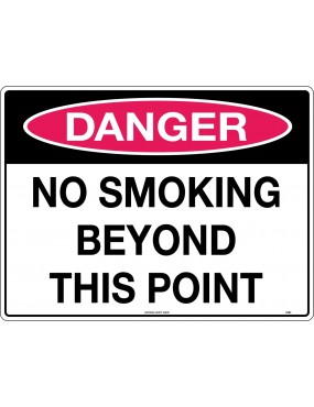 Danger Sign -  No Smoking...