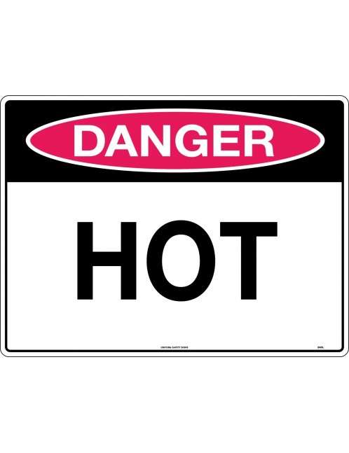 Danger Sign -  Hot  Poly