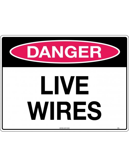 Danger Sign -  Live Wires   Metal